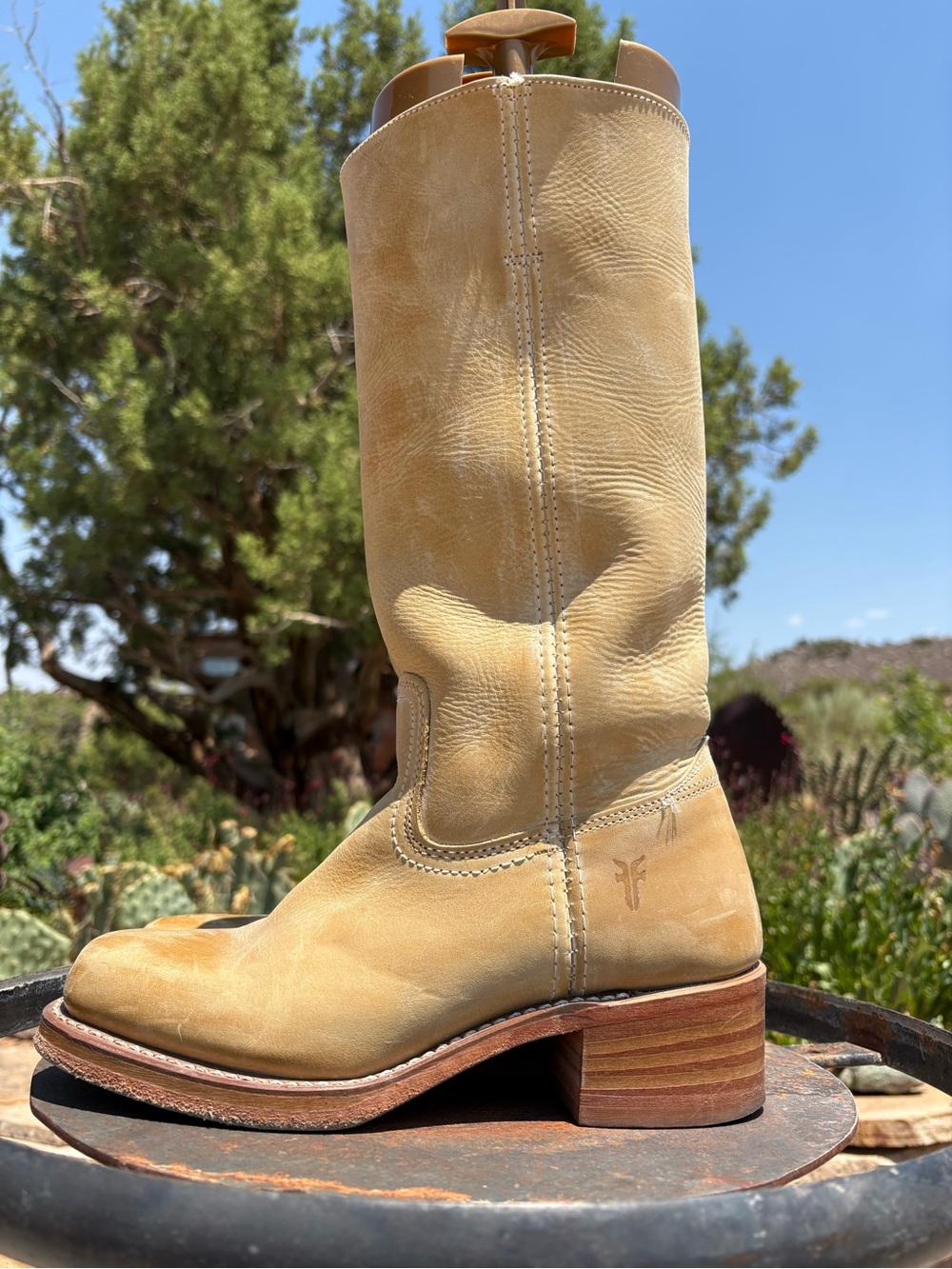 FRYE πΊπΈ Campus 14L Boots Size 7 - Picture 3 of 16